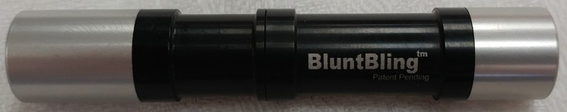 BluntBling  Silver Tips Black Middle