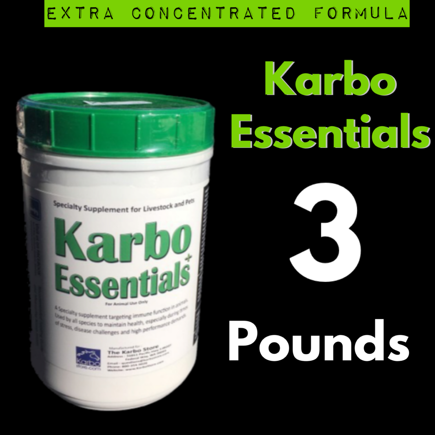 Karbo Essentials + (3 Pounds)