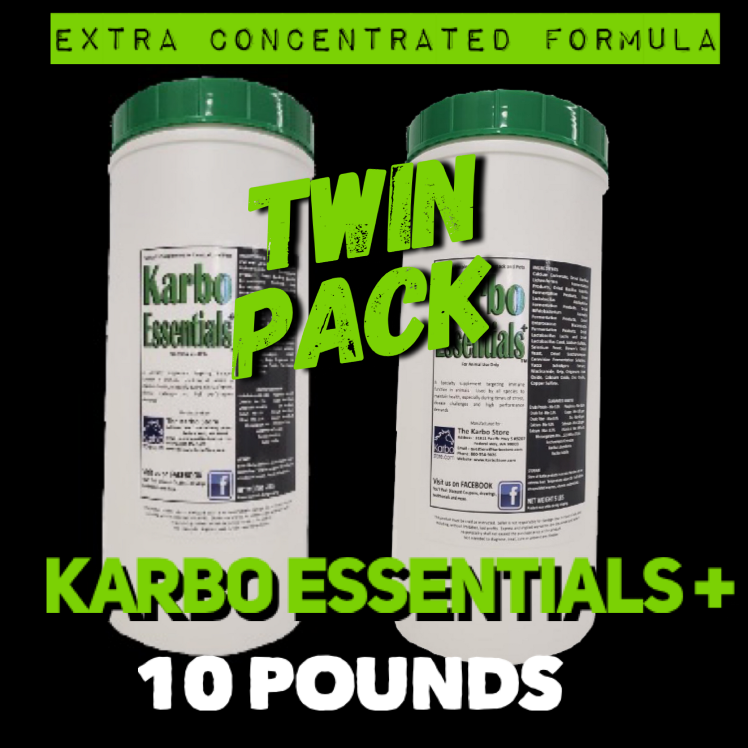 Karbo Essentials + TWIN Pack  (10 Pounds)
