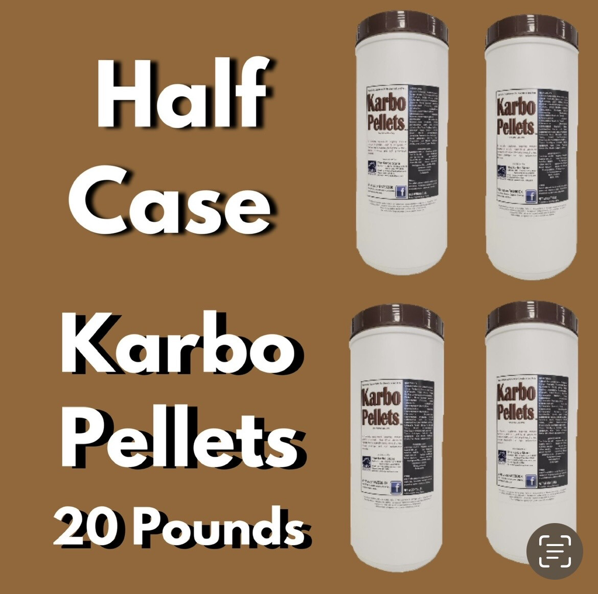 Karbo Pellets +  Half Case (20 Pounds)