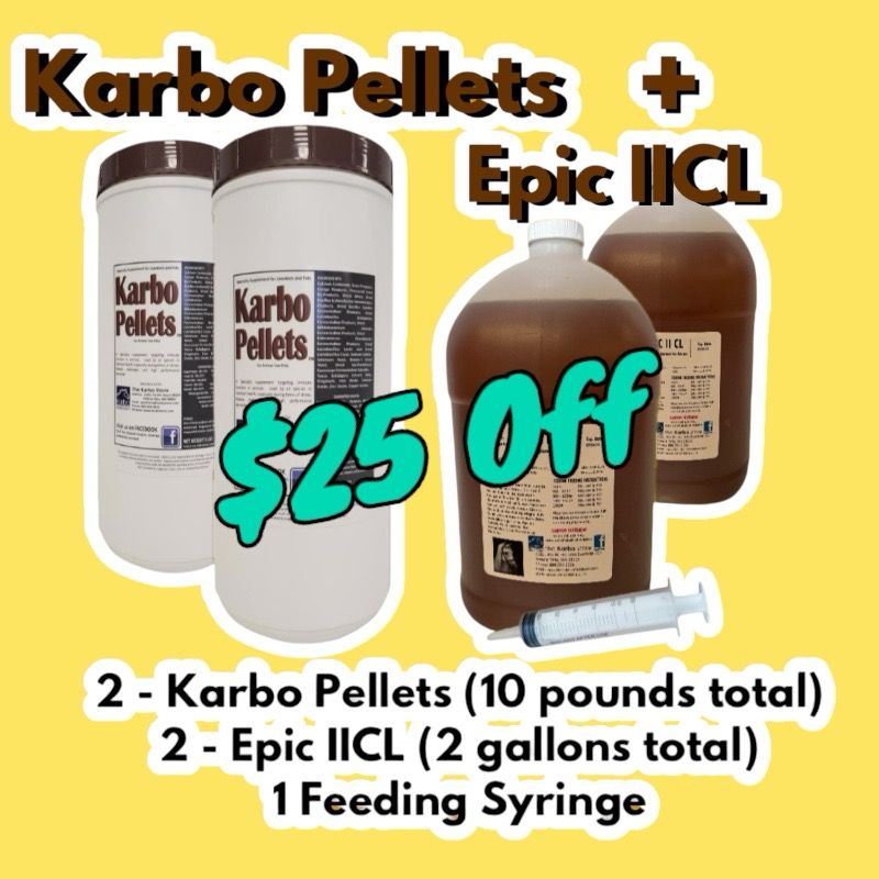 Karbo Pellets/Epic II CL PACKAGE Deal
