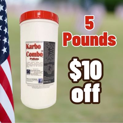 Karbo Combo+ Pellets - 5 lb Container