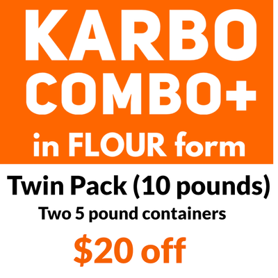 Karbo Combo FLOUR+ Twin Pack (10 Pounds)