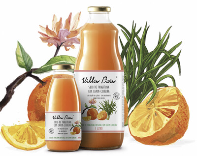 Jus de mandarine à la citronnelle 300 ml