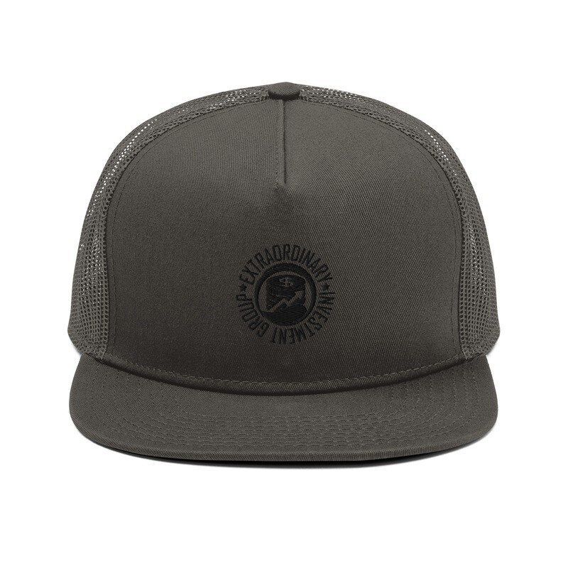 EIG Mesh Back Snapback All Black
