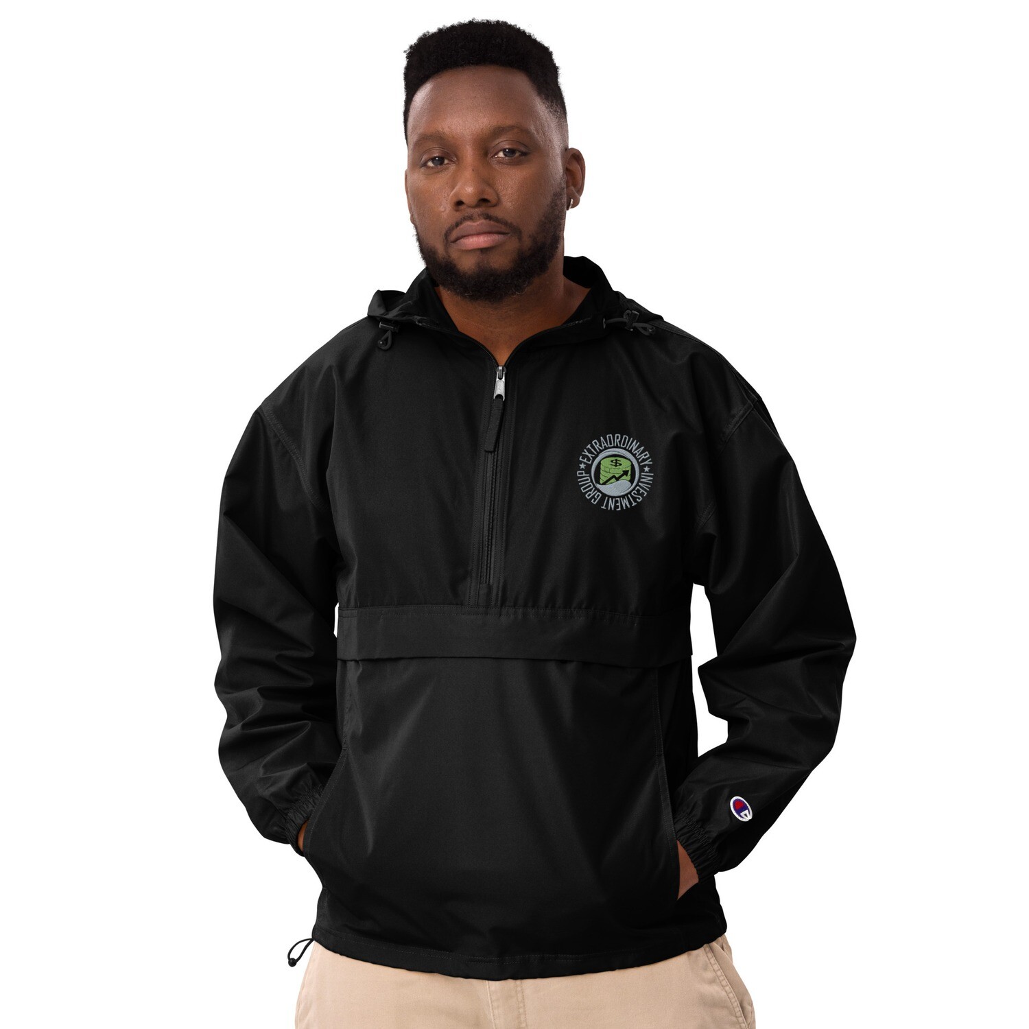 EIG Embroidered Champion Packable Jacket