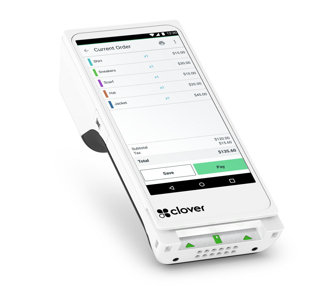 Clover Flex 4 Wi-Fi with Starter Kit Bundle