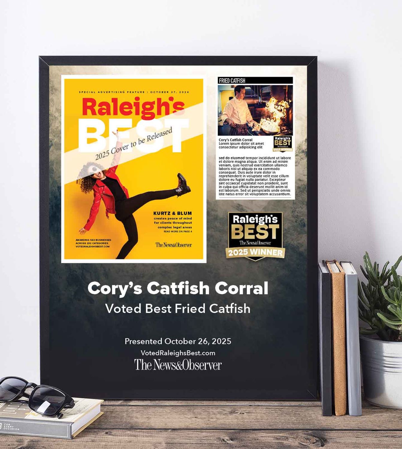 Winner's Cover Premium Plaque