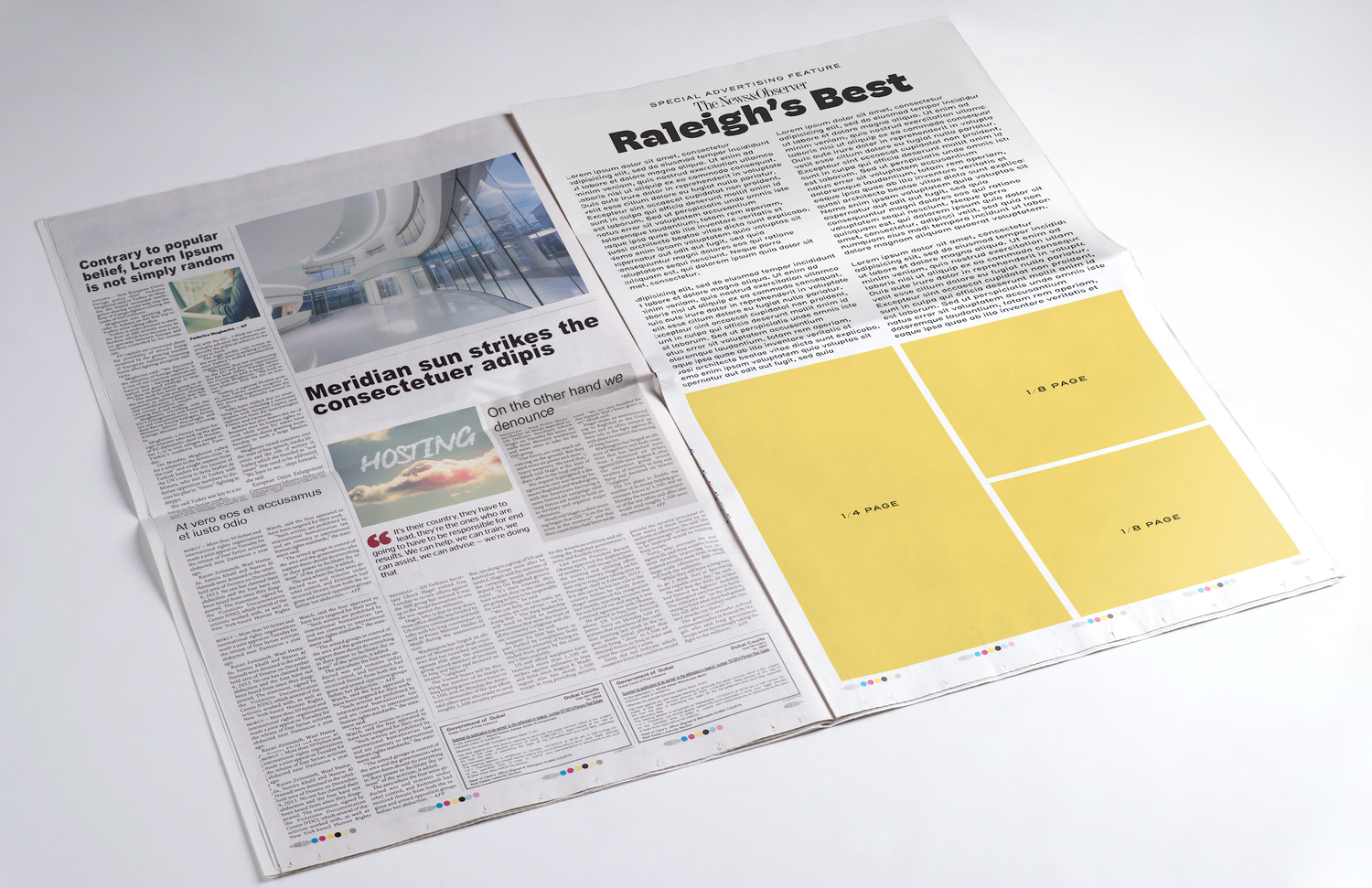 The News &amp; Observer Promo Page - Eighth Page