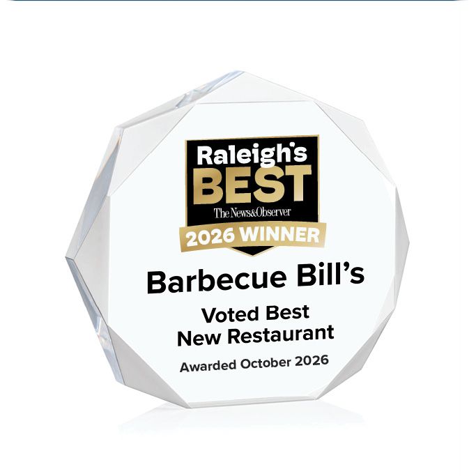 Acrylic Winner's Award - Clear Octagon