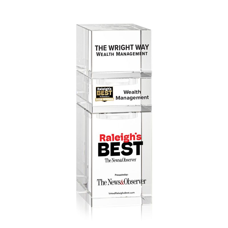 Crystal Winner's Award - Stackable Tower