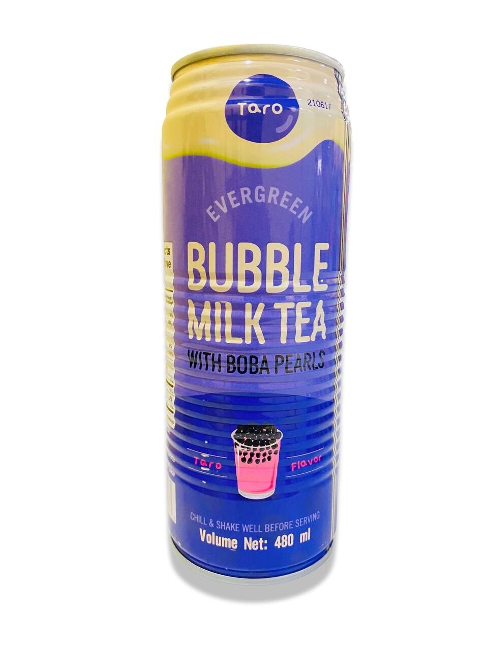 E. Bubble Milk Tea Taro 480mL