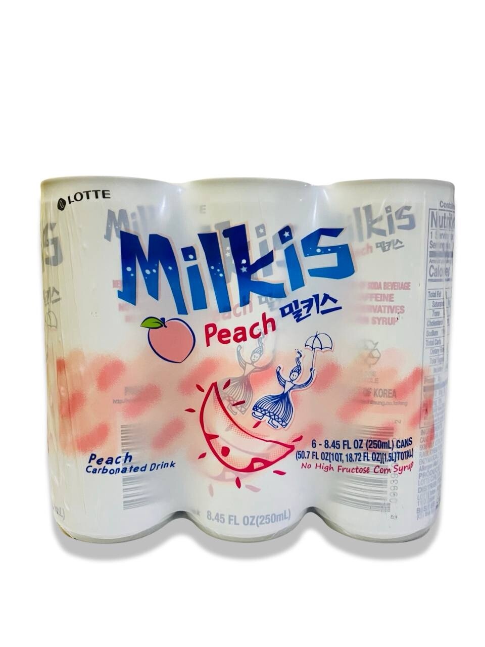 L. Milkis Peach 6x250mL