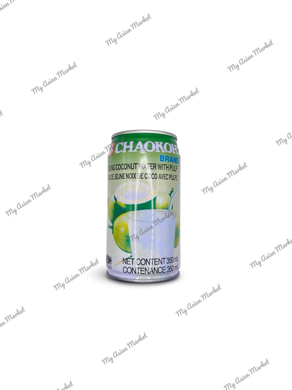 Cha. Canned Coconut Juice w/ Pulp 350mL