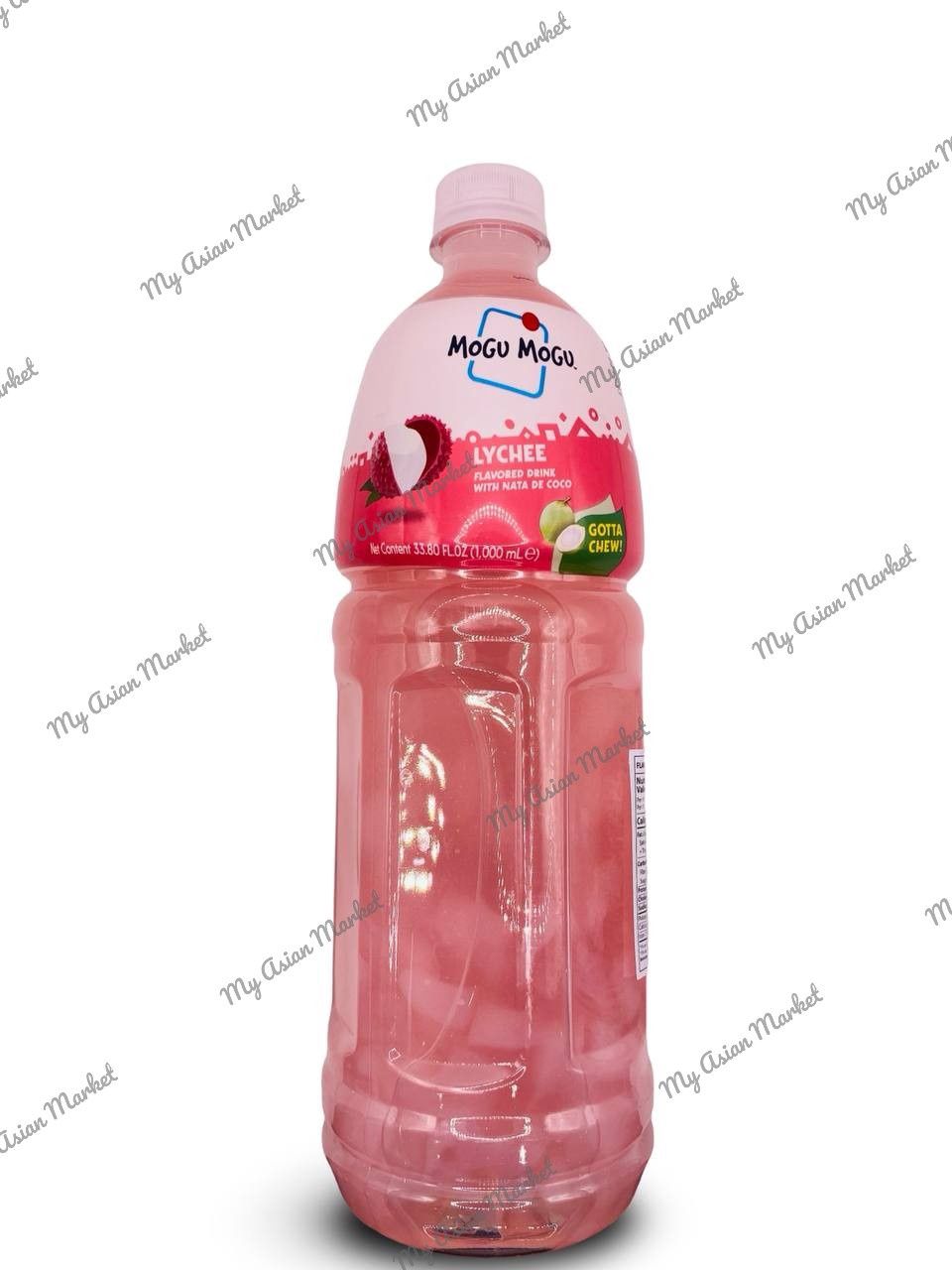 MM. Lychee w/ Nata de Coco 1L