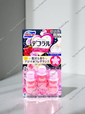 K. Toilet Cleansing Pink Rose Scent 3pcs