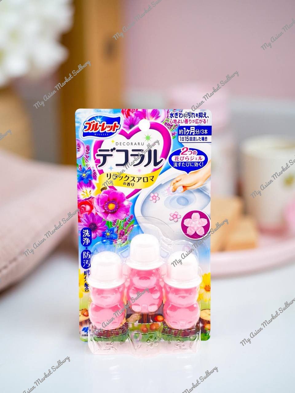 K. Toilet Cleansing Relaxing Scent 3pcs