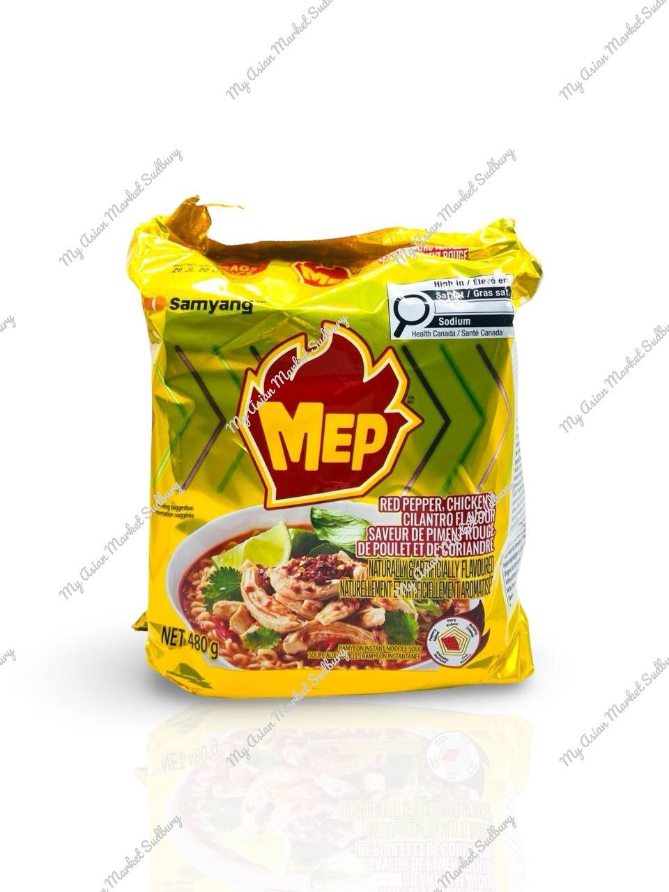 Sam. Meptang Red Pepper Chicken Ramen 4x120g