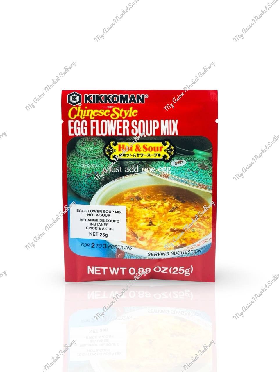 KKM Egg Flower Hot &amp; Sour Soup 25g