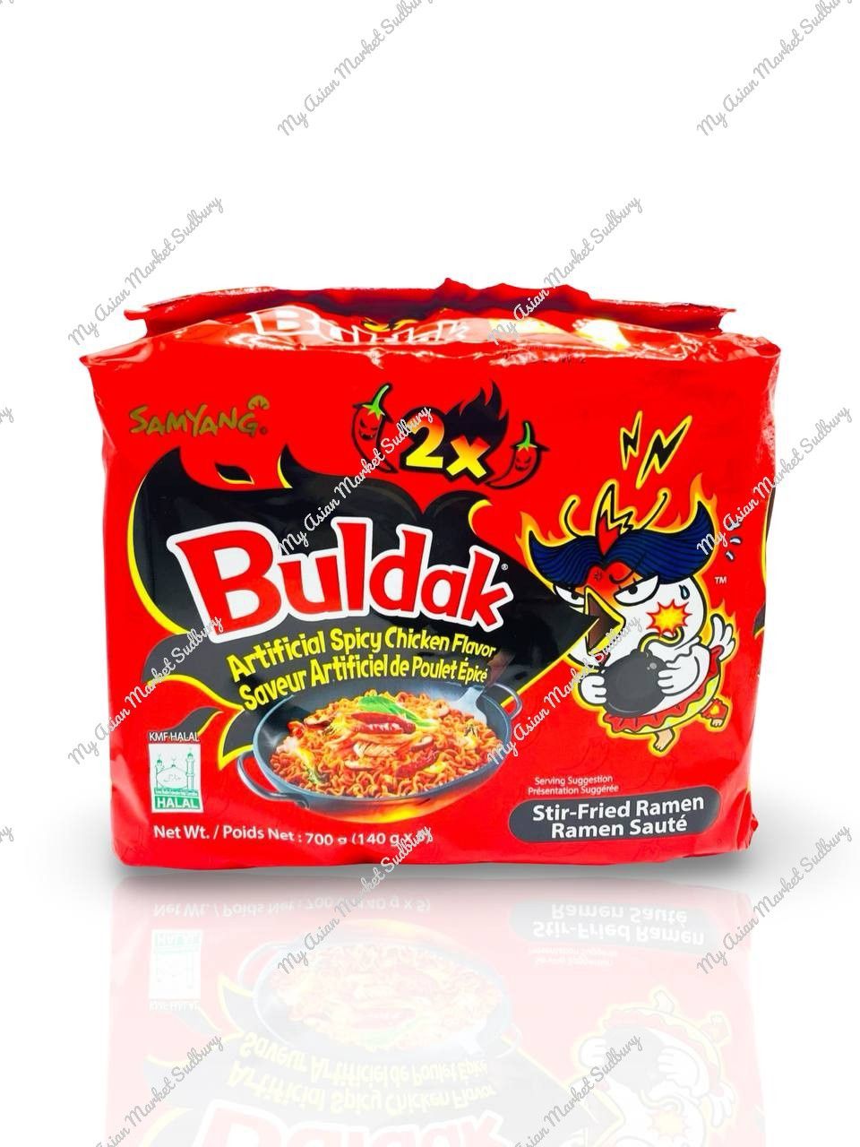 Sam. Bul Dak 2x Spicy 5x140g