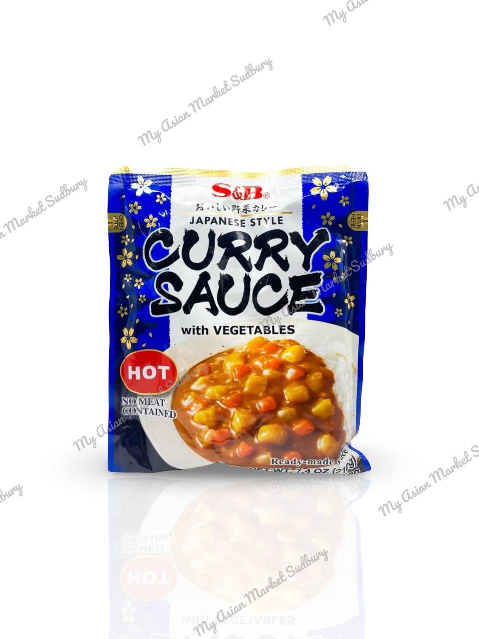 SB Vegetable Curry Hot 210g