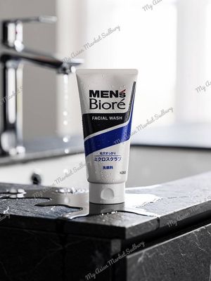 BIORE Men's Face Wash Micro Scrub