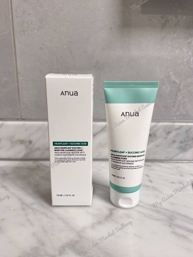 ANUA Heartleaf Succinic Moisture Cleansing Foam 150 ml