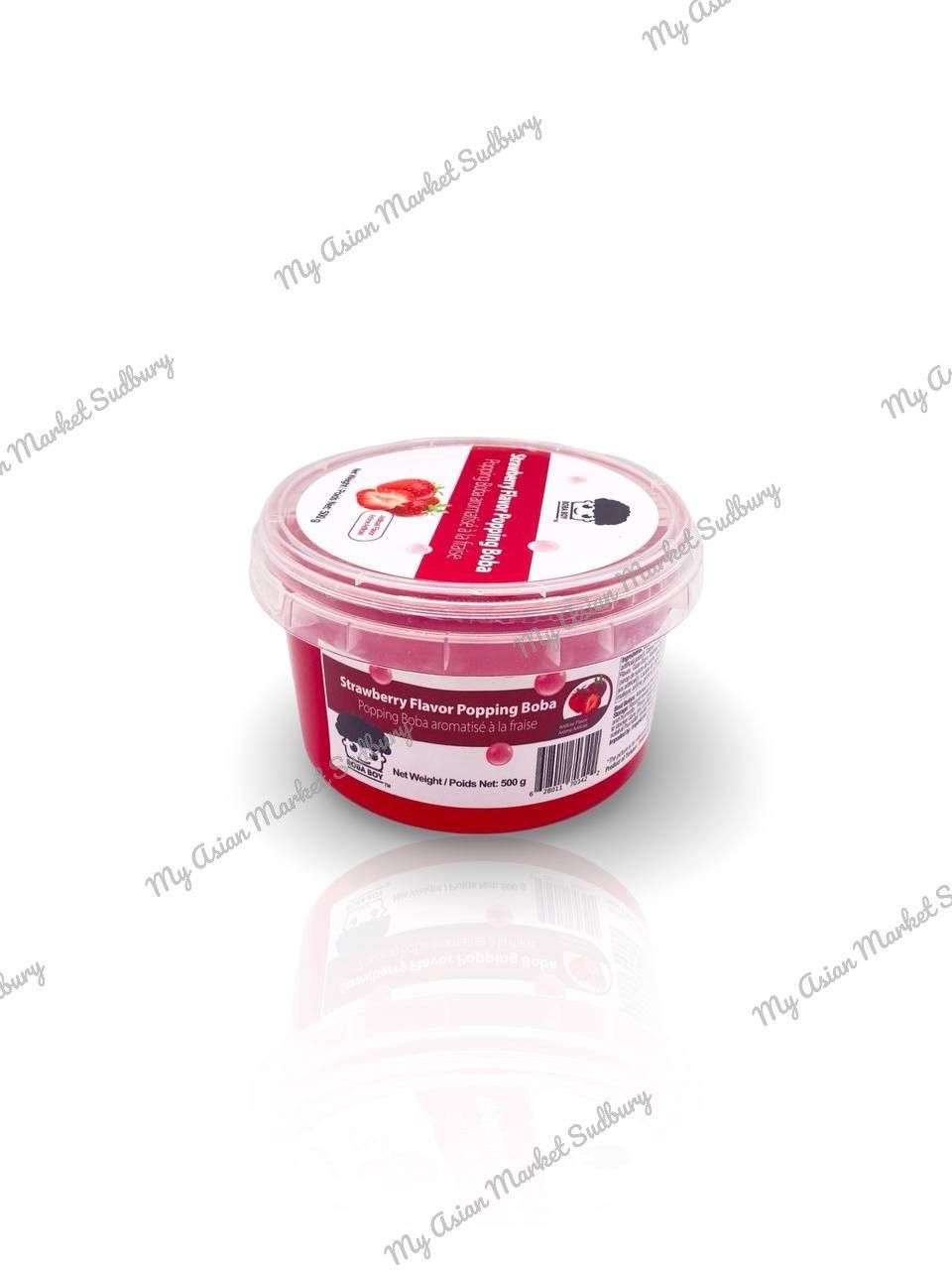 Bob. Strawberry Flavor Popping Boba 500g