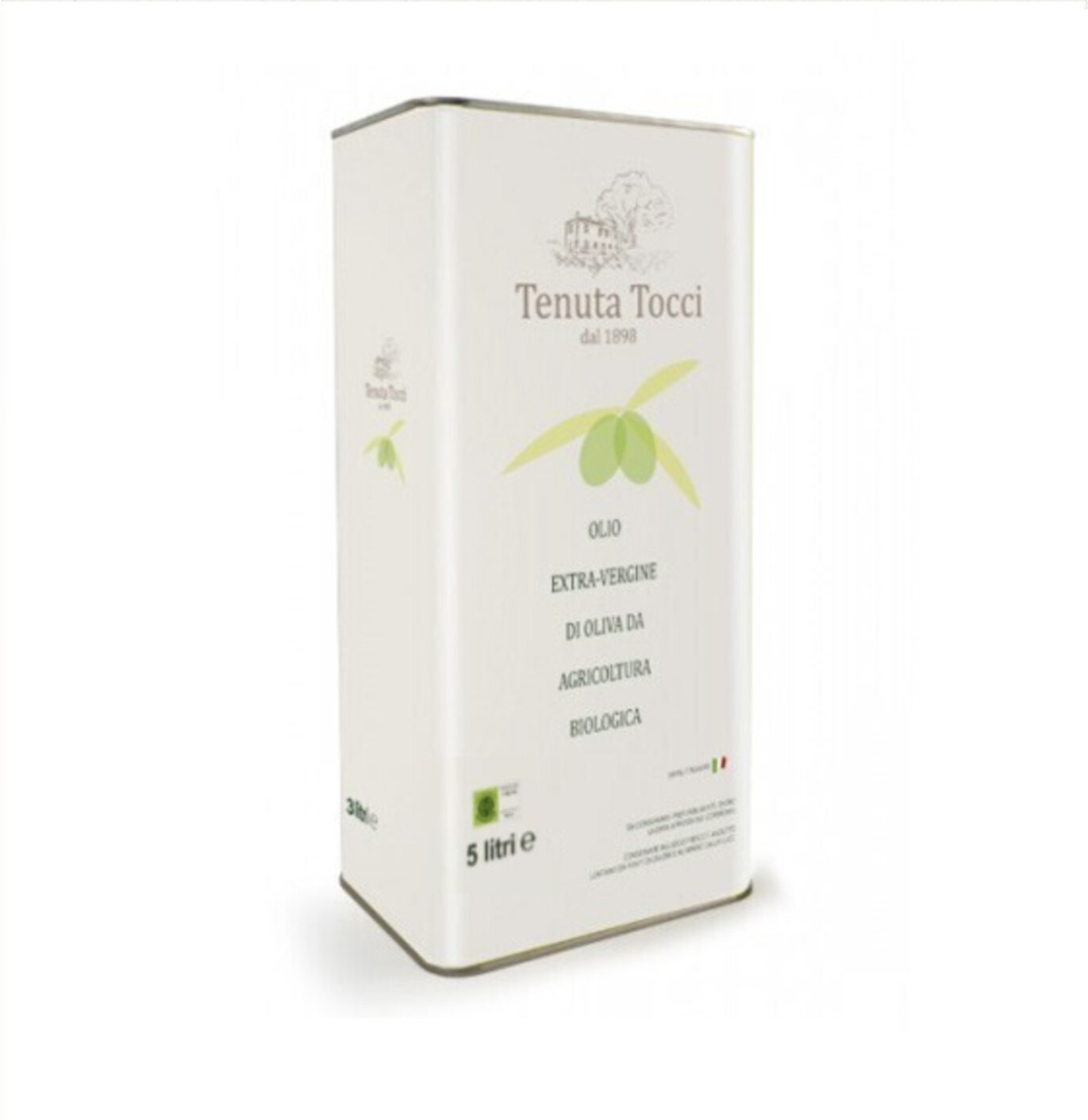 Olio extravergine di oliva biologico 5L