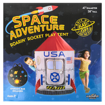 Space Adventure Rocket Play Tent
