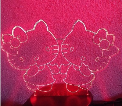 LAMPARA 3D, LED