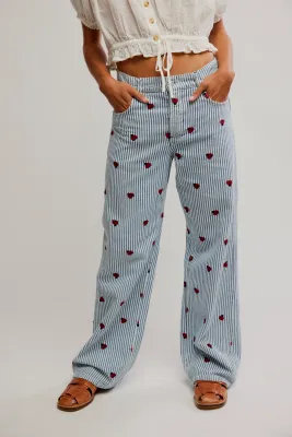 Free people BUGGED OUT STRAIGHT LEG / LADY LUCK