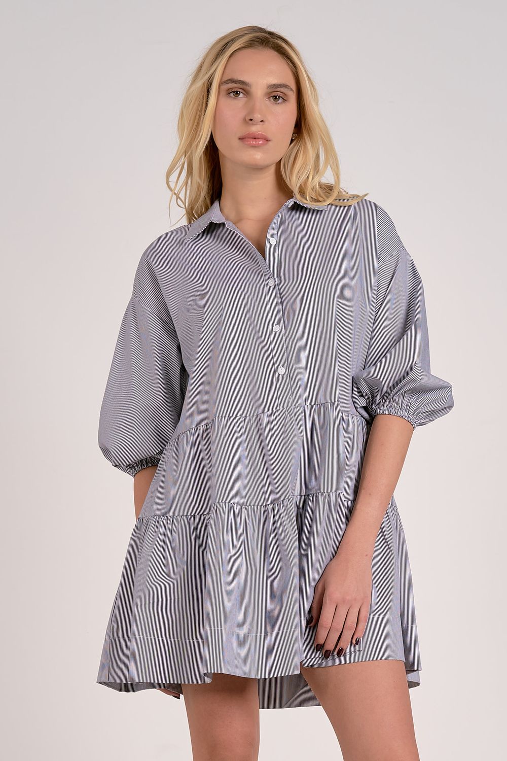 Elan Chia Stripe Dress