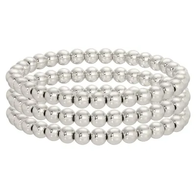Large Bead Stretch Bracelet