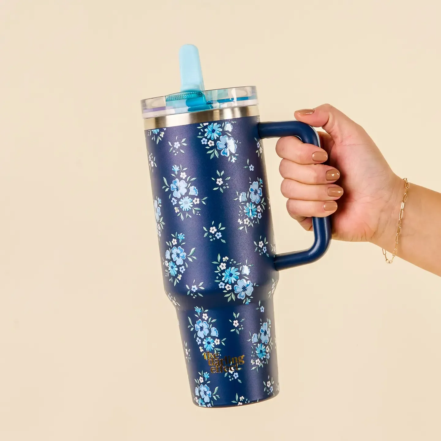 40oz Lifestyle Flip Straw Tumbler- Endless Daydream Navy