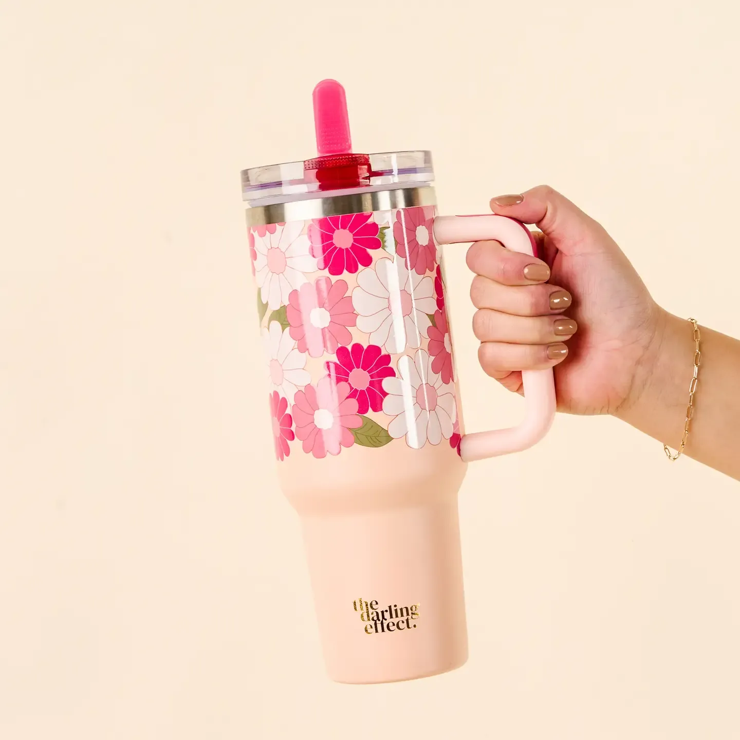 40oz Lifestyle Flip Tumbler- Daisy Craze