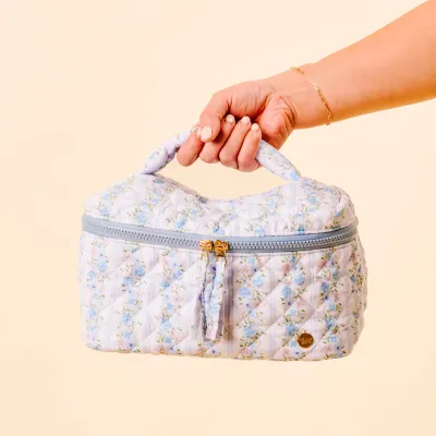 Glam &amp; Go Quilted Cosmetic Bag