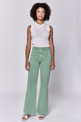 Iceberg Green Fiona Wide Leg Jeans