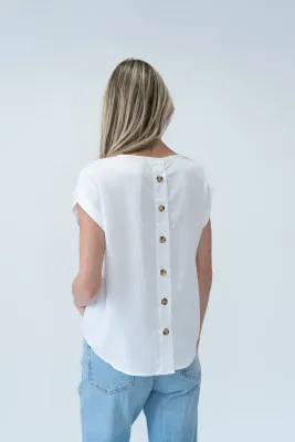 Kaitlin Button Back Top