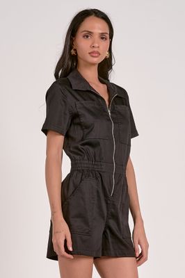 Isla Black Romper