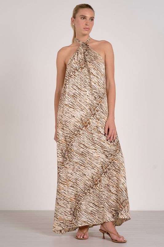 Sahara Maxi Halter Dress