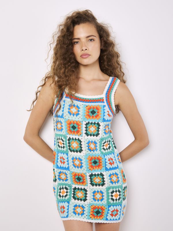 Crochet Squares Dress