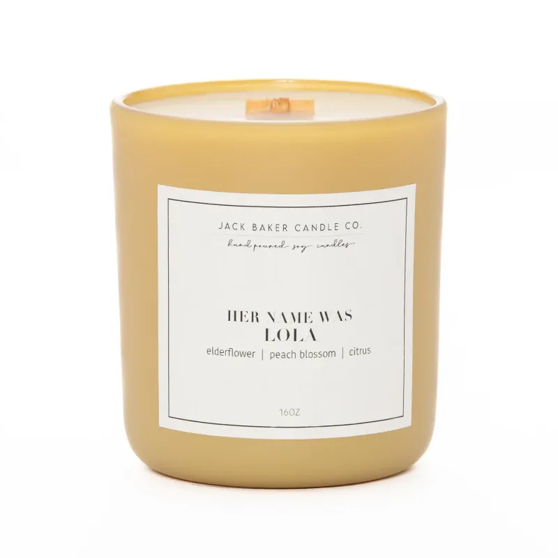 Her name was Lola candle 