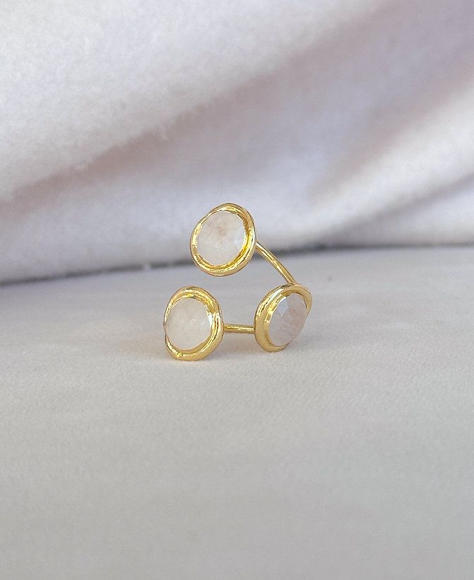Easton Elle Triple Stone Ring 
