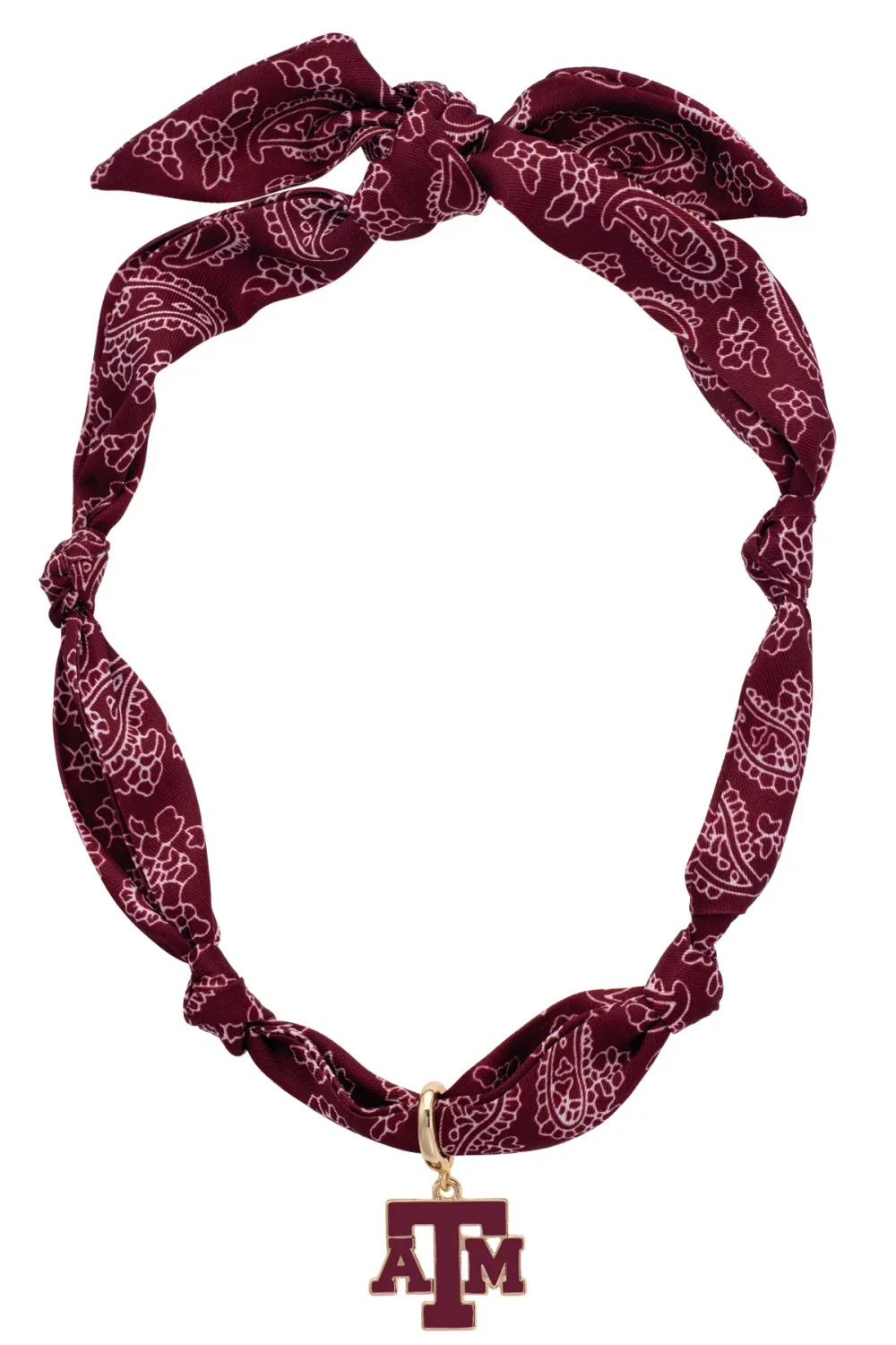 A&amp;M Logo Scarf Necklace