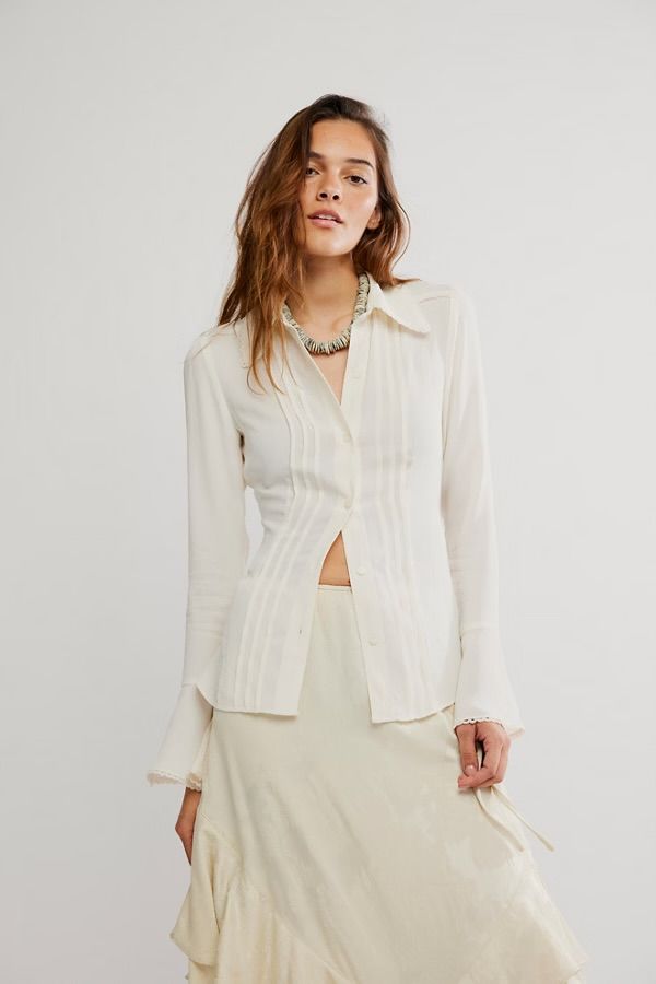Whisper White Melrose Top