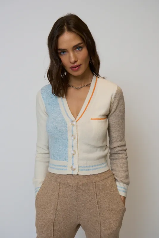 Ash Colorblock Cardigan