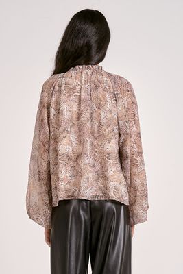 Natural Snake Skin Top