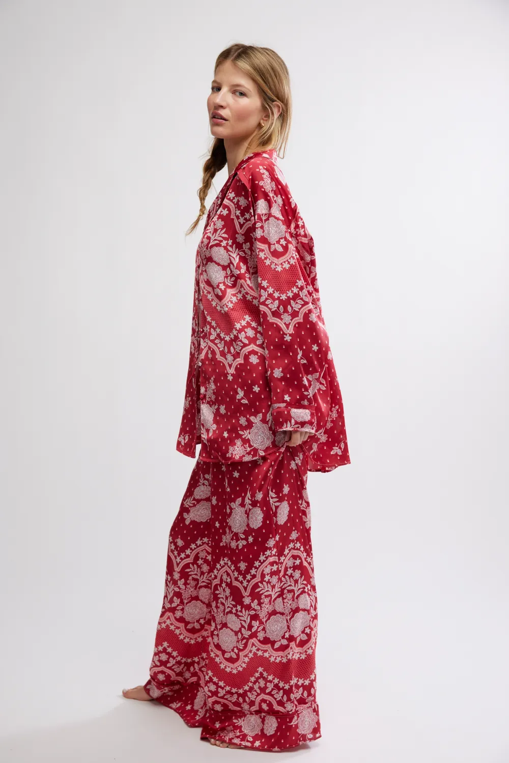 DREAMY DAYS PAJAMA SET/ CHERRY COMBO