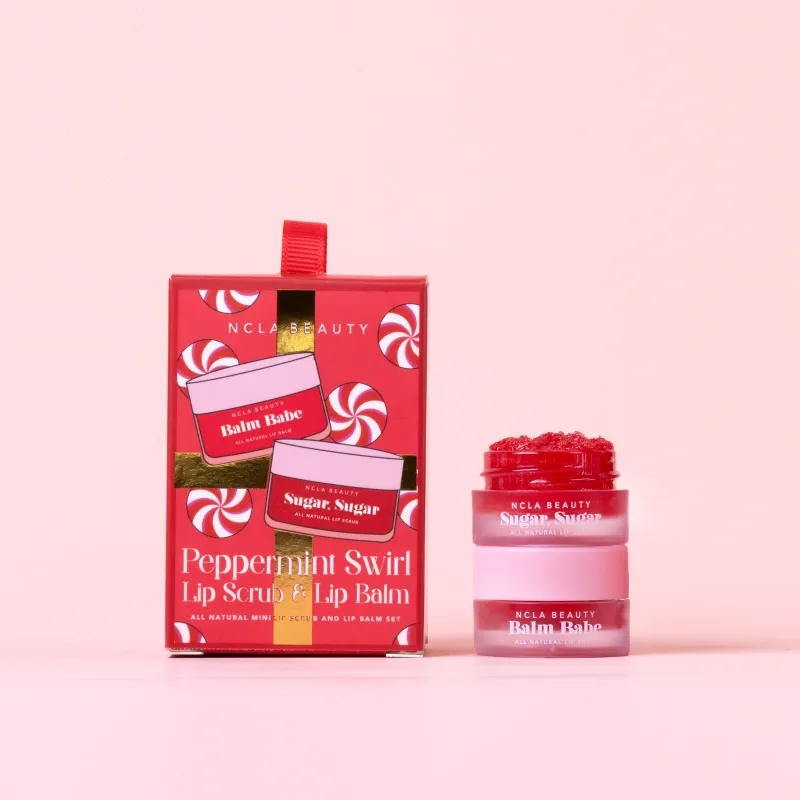 Peppermint Swirl Lip Treatment Holiday Gift Set
